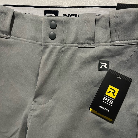 Richardson Sports Men’s Gray Baseball Pants NEW, Size Medium - Picture 2 of 4